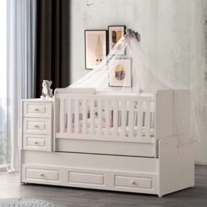 (AYMINI AYTASHI) Convertible rocking Baby Bed - 180 * 80 cm