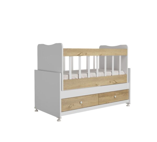 Mini Sansa Rocking Bed Oak