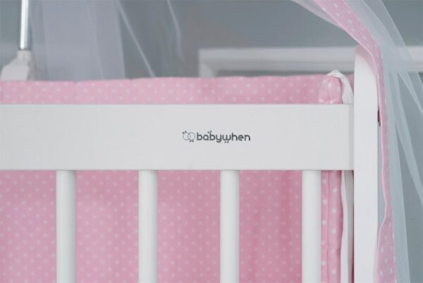 Baby Crib Mosquito Net Pink - Image 2