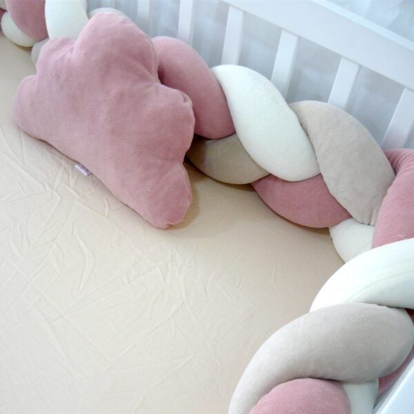 Bella Braided Bedding Set Rouge - Image 2