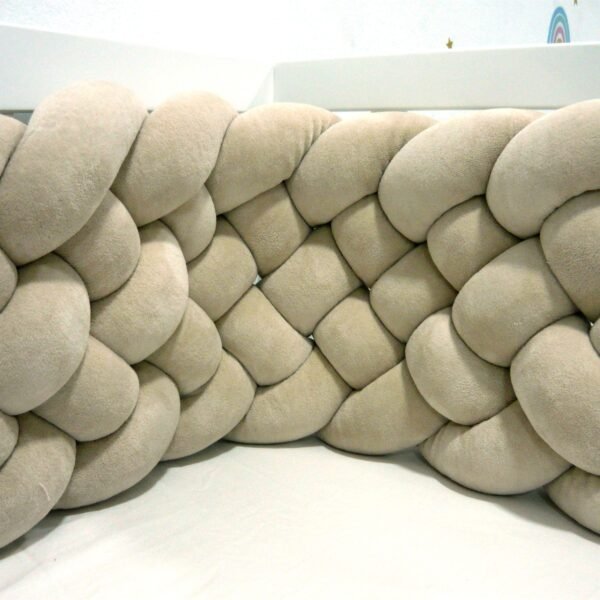 Fluffy Braided Bedding Set Mocha - Image 4