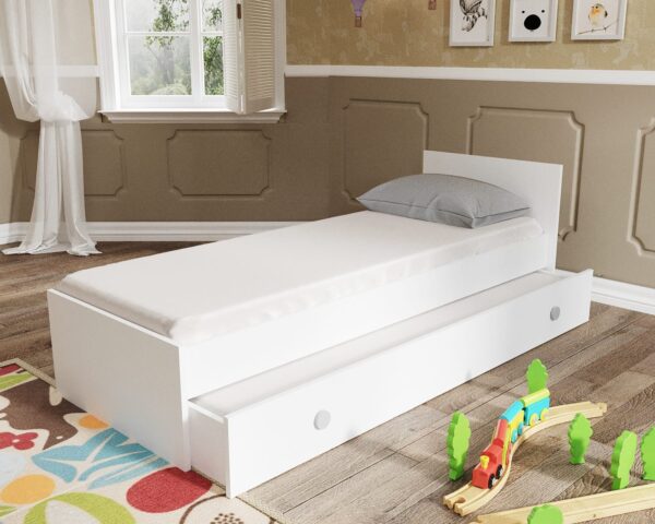 Pearl Extendable Rocking Baby Bed White - Image 4