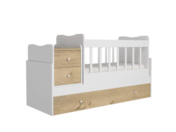 Sansa Extendable Rocking Bed Oak
