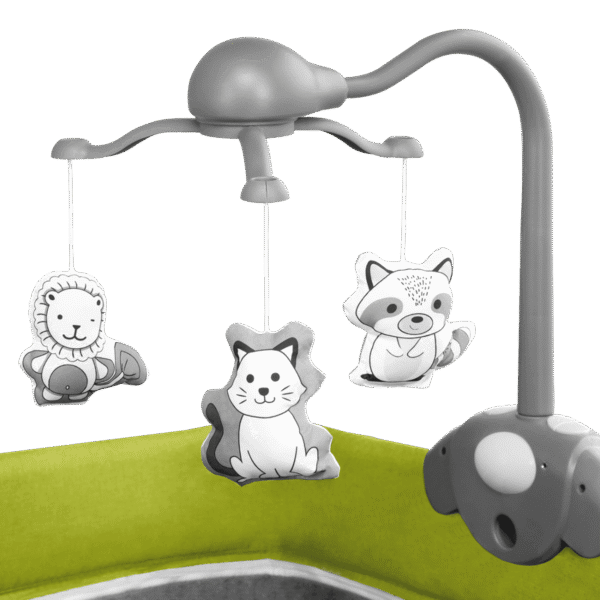 Lionelo Thomi Green Lemon - cot 2 in 1 - Image 4